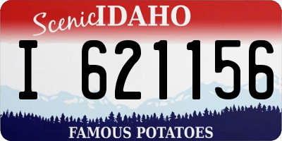 ID license plate I621156