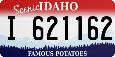 ID license plate I621162
