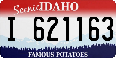 ID license plate I621163