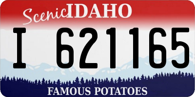 ID license plate I621165