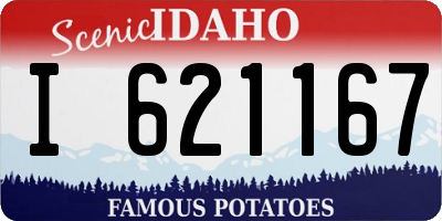 ID license plate I621167