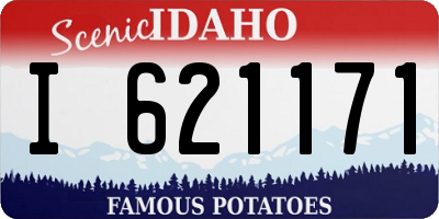 ID license plate I621171