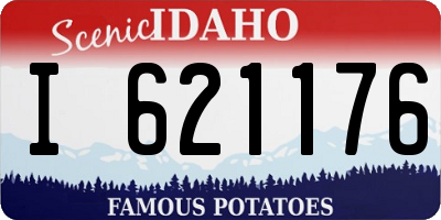 ID license plate I621176