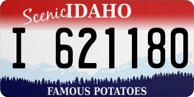 ID license plate I621180