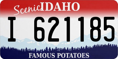 ID license plate I621185
