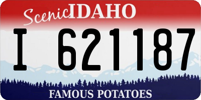 ID license plate I621187