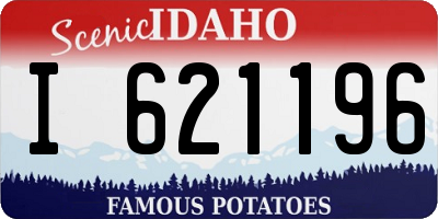 ID license plate I621196
