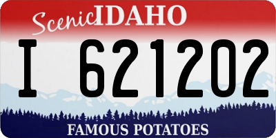 ID license plate I621202