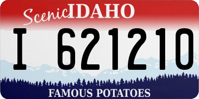 ID license plate I621210