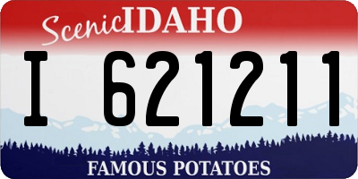 ID license plate I621211