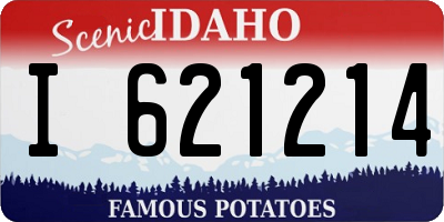 ID license plate I621214