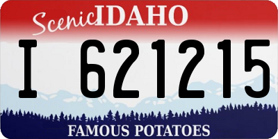 ID license plate I621215