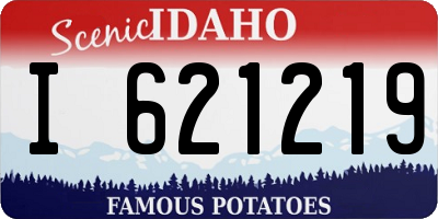 ID license plate I621219