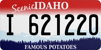 ID license plate I621220