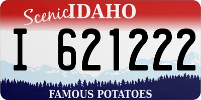 ID license plate I621222