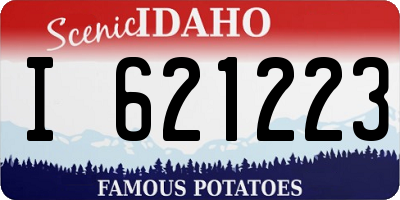 ID license plate I621223