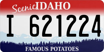 ID license plate I621224