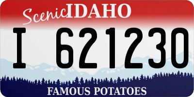 ID license plate I621230