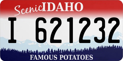 ID license plate I621232