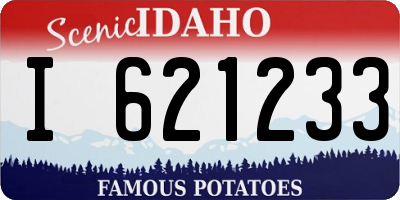 ID license plate I621233