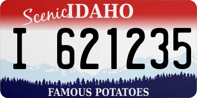 ID license plate I621235
