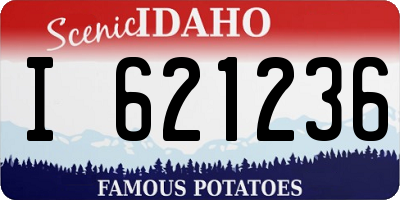 ID license plate I621236