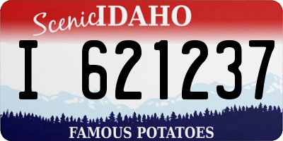 ID license plate I621237