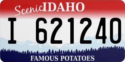 ID license plate I621240