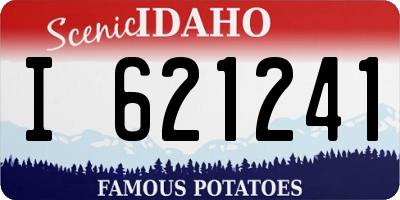ID license plate I621241