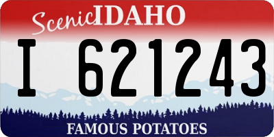 ID license plate I621243