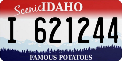 ID license plate I621244
