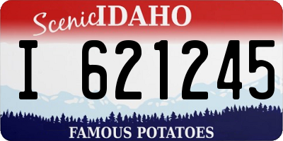 ID license plate I621245