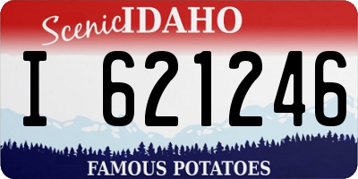 ID license plate I621246