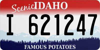 ID license plate I621247