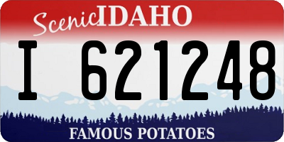 ID license plate I621248