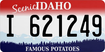 ID license plate I621249