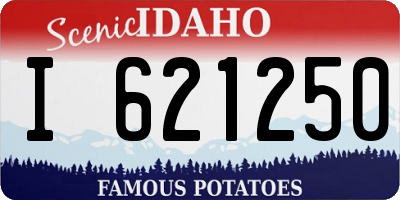 ID license plate I621250