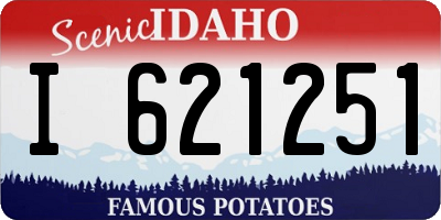ID license plate I621251