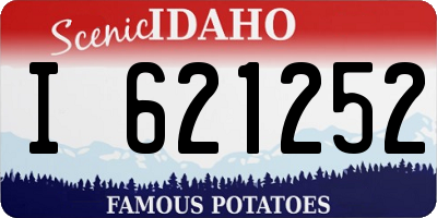 ID license plate I621252