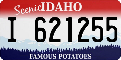 ID license plate I621255