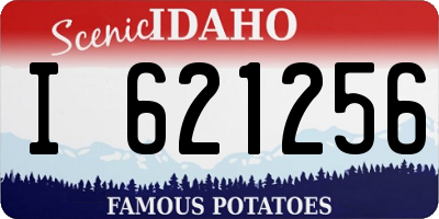 ID license plate I621256