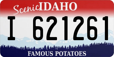 ID license plate I621261