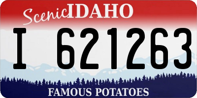 ID license plate I621263