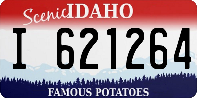 ID license plate I621264