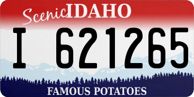 ID license plate I621265