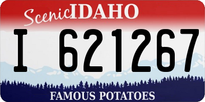 ID license plate I621267