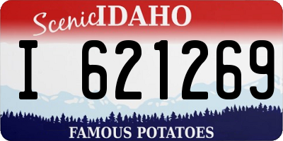 ID license plate I621269