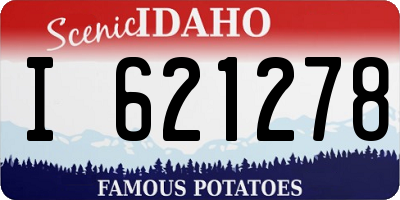 ID license plate I621278