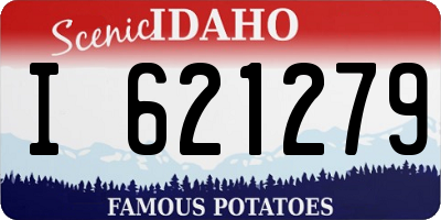ID license plate I621279