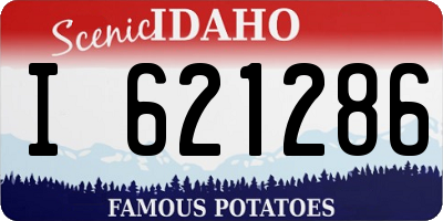 ID license plate I621286